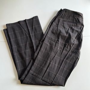 LIKE NEW high waisted window pane pants